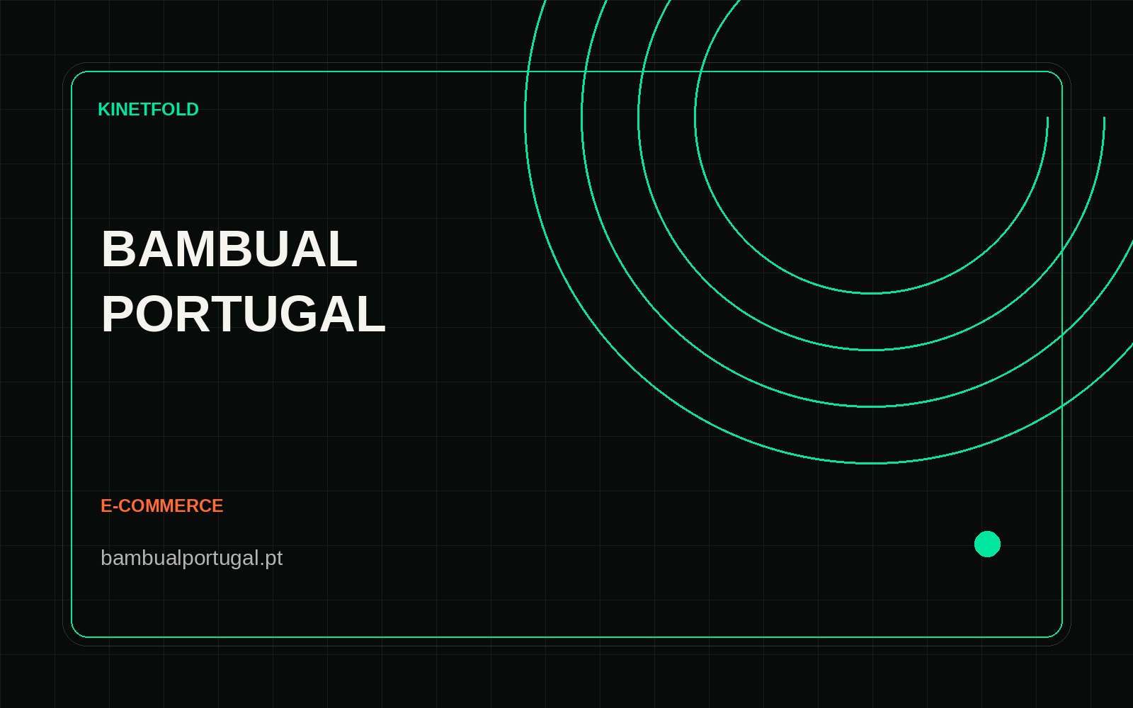 Projeto de website para Bambual Portugal — Kinetfold
