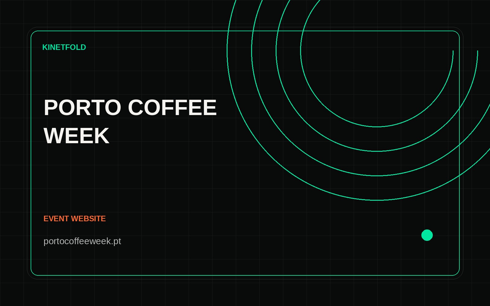 Projeto de website para Porto Coffee Week — Kinetfold